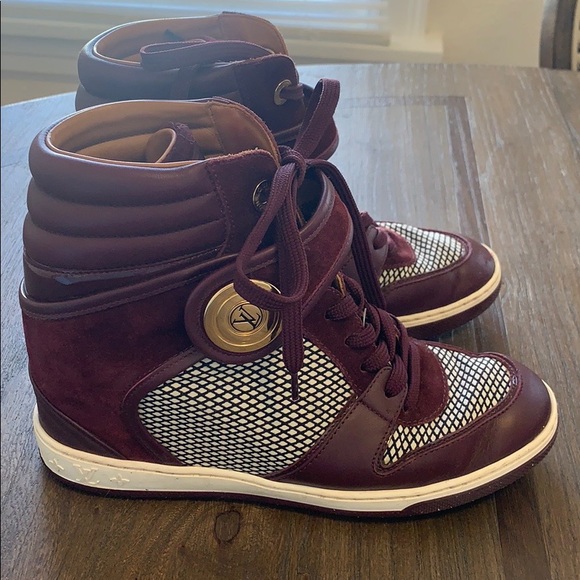 Louis Vuitton high top wedge sneaker - Picture 1 of 6